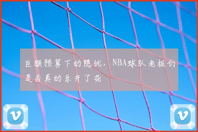 巨额预算下的隐忧,NBA球队老板们是否真的乐开了花