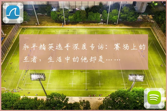 和平精英选手深度专访:赛场上的王者,生活中的他却是……